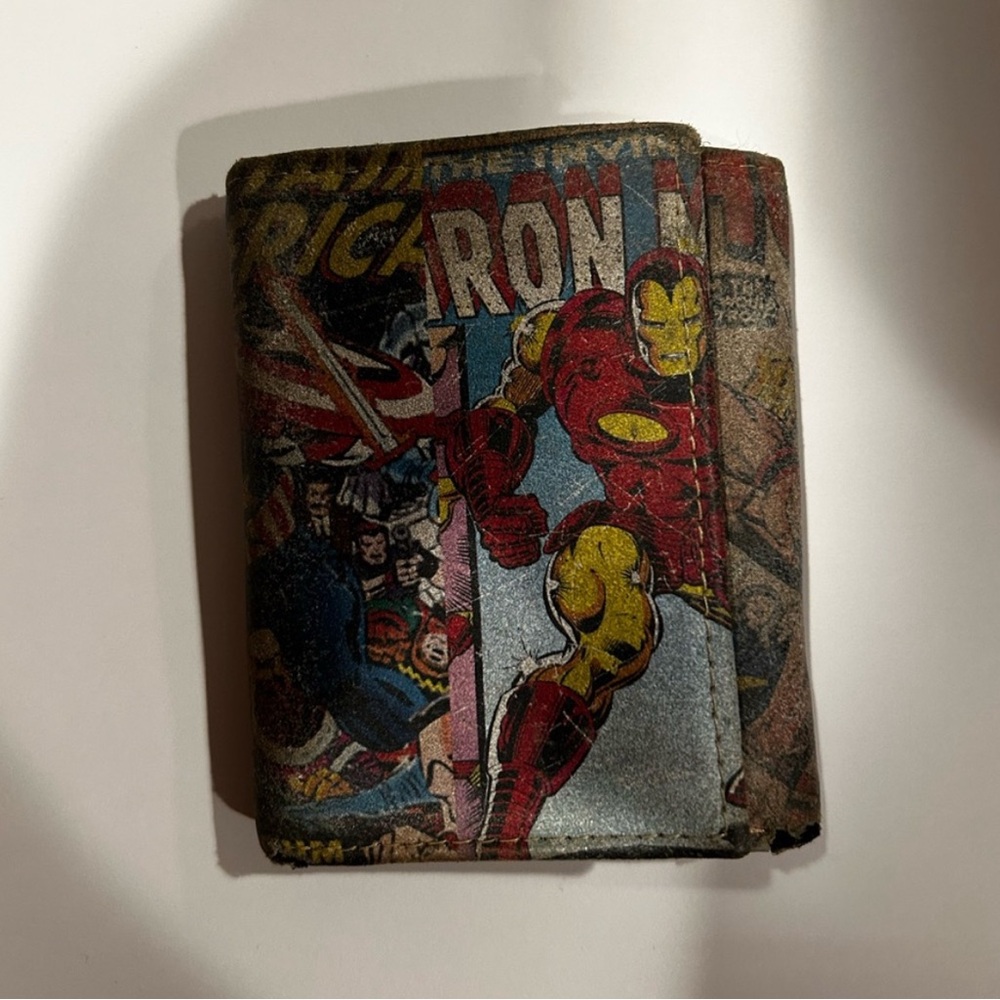 Vintage Marvel Comic Book Style Wallet